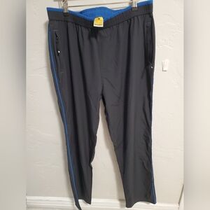 Men's Charcoal Joggers with Blue Accents